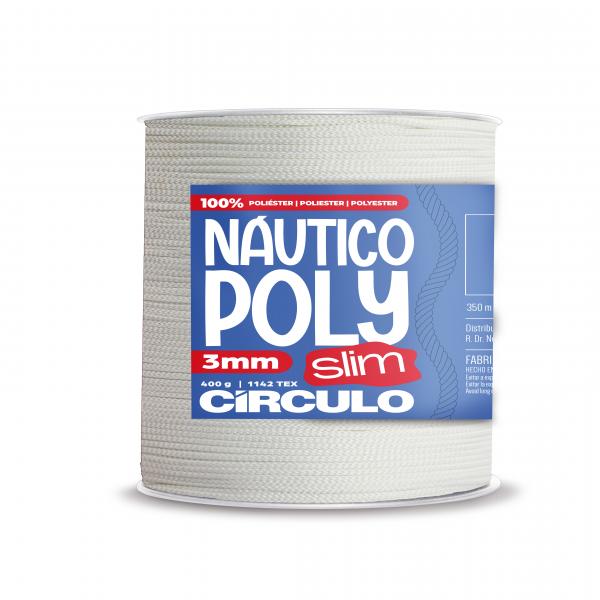 FIO NAUTICO POLY SLIM 3MM - COR 8001 BRANCO